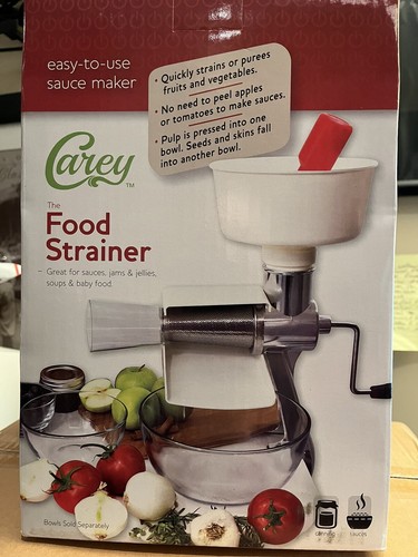 Chard International Hand Cranked Food Strainer Sauce Maker Model FDST-220 NEW
