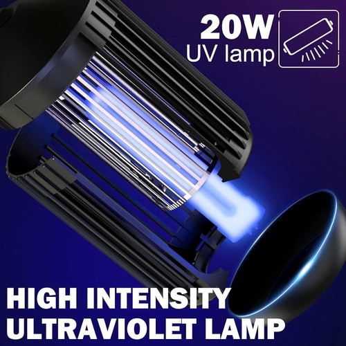 Bug Zapper 4300V Electronic Mosquito Zapper for Outdoor and Indoor Waterproof US - Picture 18 of 18