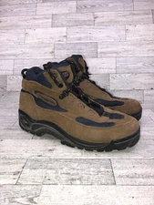 Hi-Tec Women's Lady DURANGO Stone Dark blue Leather Sz 9 USA