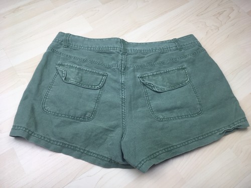 J Crew Womens Green Linen Cotton 32" Waist Shorts Sz 4 - Picture 2 of 8