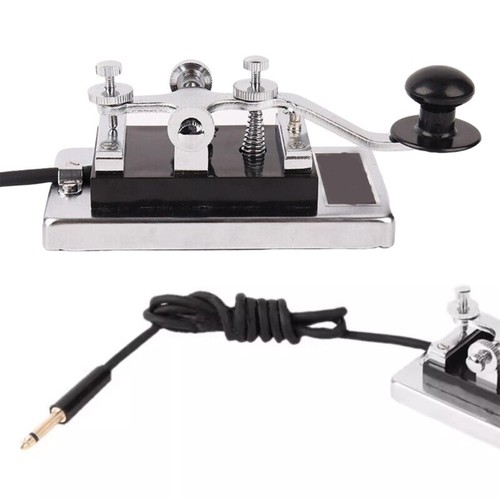 Shortwave Radio Communication Hand Key ShortWave Radio Morse CW TelegraphKey - Zdjęcie 4 z 8