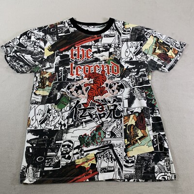 Original Gravity Shirt Mens Medium Black Tiger Logo Short Sleeve Street Wear Men
