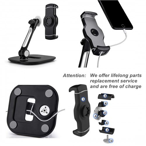 Support pour tablette et smartphone-204D (noir) - Photo 3 sur 11