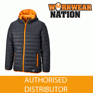 22 Grigio Giacca Da arancione Lavoro Dickies Stamford Piumino FwdqxB7