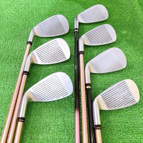 Ladies Honma BERES IE-01 & ML502 Iron Set 5-10 Sw 7pc ARMRQ 40 2S Graphite Women - Picture 2 of 12