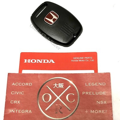 #ad #ad New Genuine OEM FD2 Honda Civic Type R JDM Key Fob Cover Red Logo 06 11 $29.87
