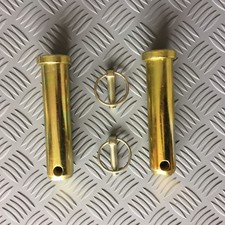 Tractor Lower Link Pins Cat 3 (36mm) 5,1/2" (140mm) Useable Length, + linch pins