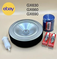 Maintenance Tune Up KIT For Honda GX630 GX660 GX690 Air Oil Fuel Filter Spark Pl