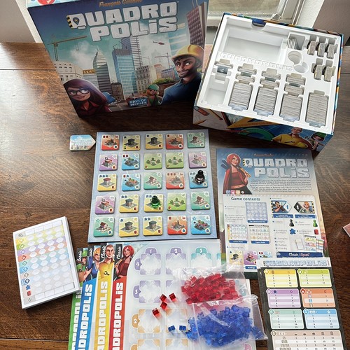 Divertido juego de mesa Days of Wonder Quadropolis de Frangois Gandon City Building - Imagen 5 de 10