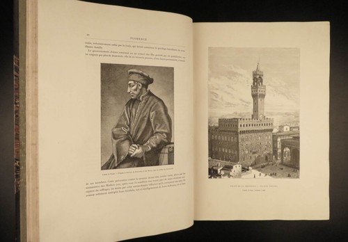 1881 ENORMOUS Florence Italy House of Medici Illustrated Architecture FOLIO - Picture 16 of 24