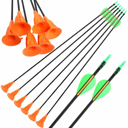 29in Archery Sucker Arrows Youth Safe Suction Cup Target Practice Shooting - Picture 13 of 17