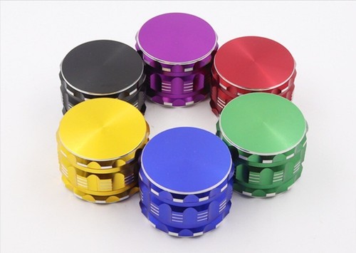 63mm Heavy Duty 4-Layer Herb Grinder Aluminium Alloy Metal Hand Smoke Muller - Picture 2 of 6