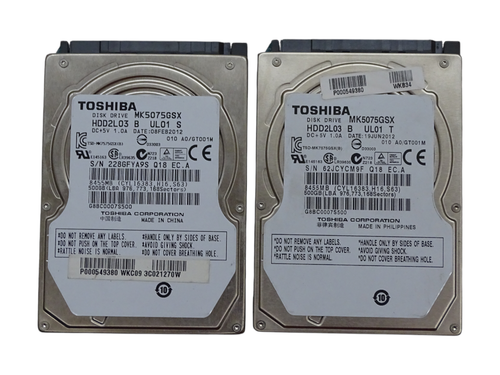 ๐ป Konvolut 10 diverse 2,5" 500GB SATA HDD Festplatten Bastler Laptop Ersatz ๐ป - Afbeelding 10 van 11