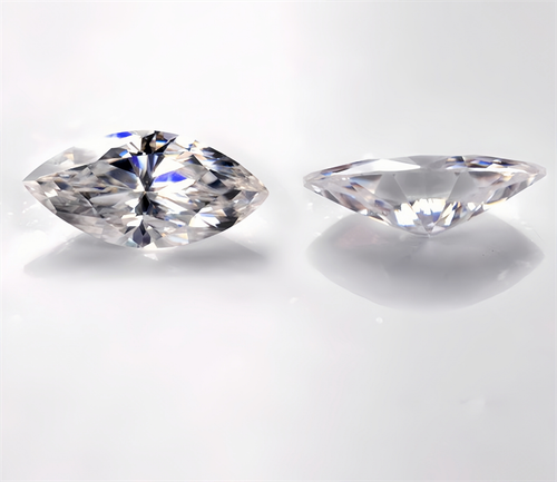 Wholesale High Quality Marquise Cut White Sapphire Lab Created Loose Gems 10pcs - Picture 6 of 6