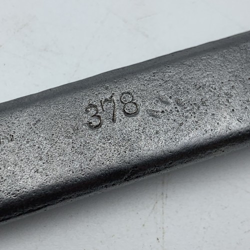 Antique Billings & Spencer Open End Wrench #378 3/4" & 5/8" Triangle B Logo - Picture 3 of 7