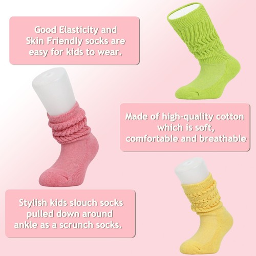 Cotton Kids Long Socks Knee High Slouch Socks 1 Pair 3 to 15 Years Old - 第 51/52 張圖片