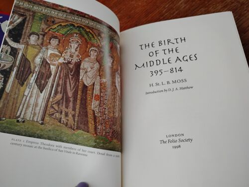 H. St. L. B. Moss THE BIRTH OF THE MIDDLE AGES Folio Society 1998 in Slipcase - Picture 4 of 12