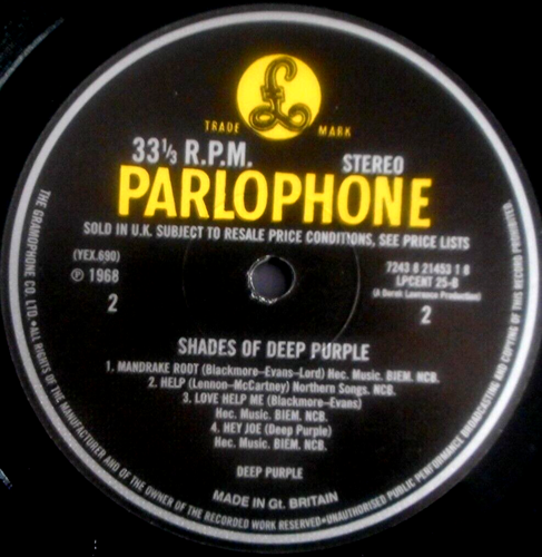 DEEP PURPLE Shades of LP Limited Edition 180gm ANALOGUE CUT NM! - Picture 2 of 3