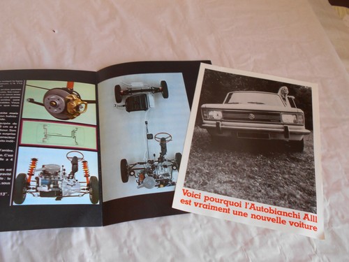 Oldtimer Prospekt Autobianchi A112 Französische Ausgabe - Bild 2 von 3