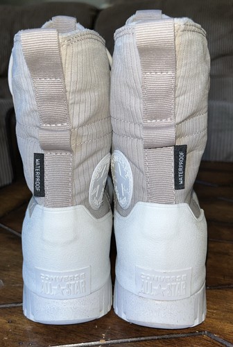 Stivali invernali Converse donna platform extra alti beige impermeabili taglia 8 nuovi con scatola - Foto 4 di 11