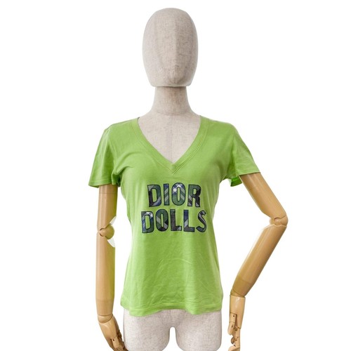 Camiseta DIOR DIOR DOLLS Verde Talla 8 - Imagen 3 de 5