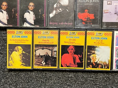 Elton John x22 Cassette, Single Man, Captain Fantastic, The Fox, Blue Moves - Picture 14 of 15