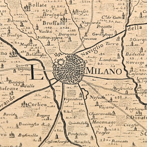 Carta Corografica degli Stati di S.M.Re di Sardegna del 1772, Chorographic map - Foto 8 di 12