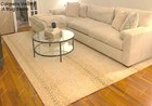 Antelope Beige Hand-Tufted Wool Handmade Area Rug Carpet for Home, Living Room