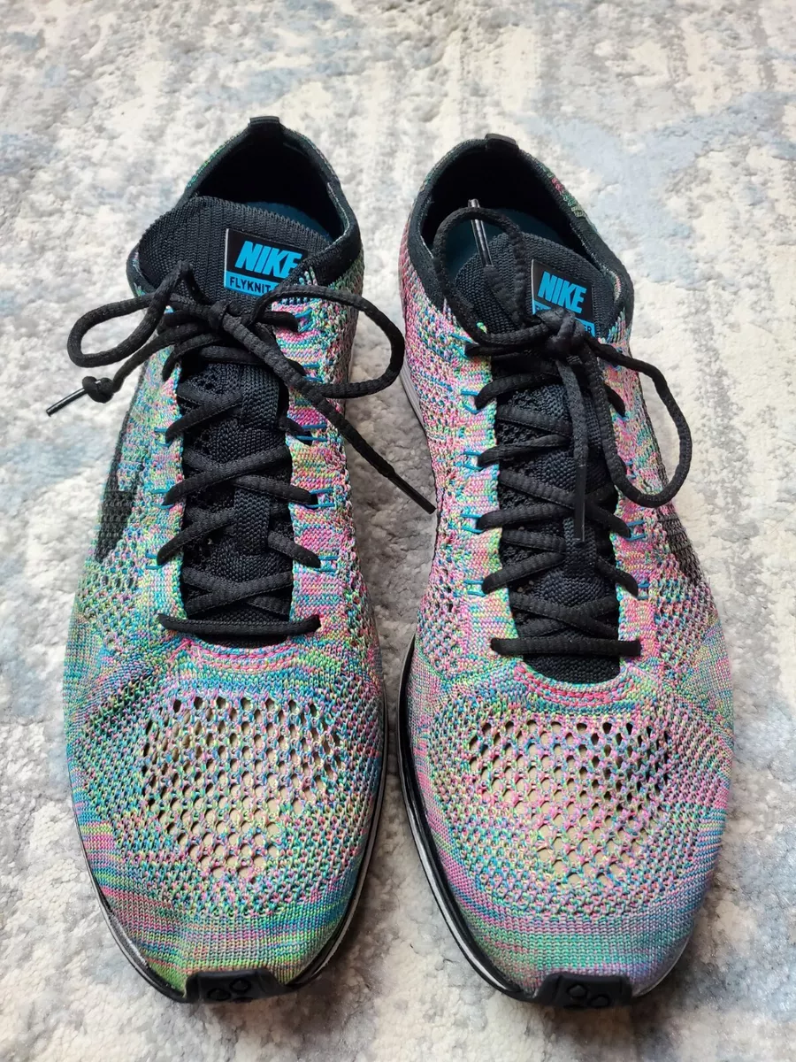 Oceanië Wieg Bewust worden Nike Flyknit Racer Multicolor 2.0 526628-304 Men&#039;s Athletic Shoes Size  11 | eBay