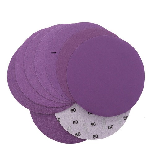 6" 150mm Wet And Dry Purple Sanding Disc Hook & Loop Sandpaper Pad 60-10000 Grit - Picture 16 of 37