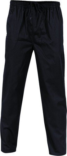 3 PK CHEF POLYESTER COTTON DRAWSTRING CHEF PANTS- GREAT QUALITY BLACK OR CHECK - Picture 4 of 5
