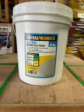 CENTRAL PNEUMATIC  25 Lb. Glass Bead 80 Grit Abrasive Media For Sand Blaster
