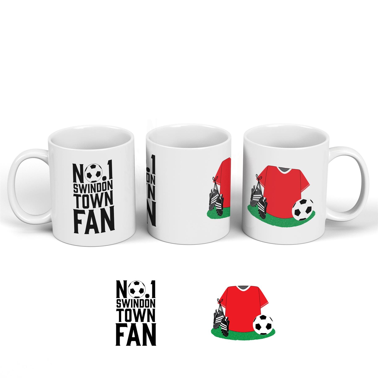 Swindon Town Football Team Number One Fan On Ceramic Classic Mug