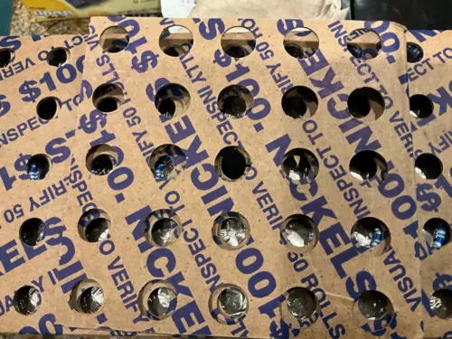 2023-P Jefferson Nickels 49 rolls plus 1 roll UNC 2024-P Nickels FULL SEALED BOX