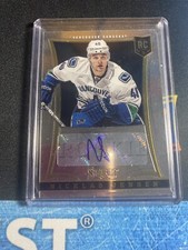 2013-14 Select Canucks Hockey Card #268 Nicklas Jensen AU/399 Rookie Auto