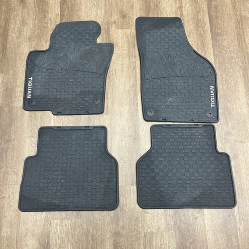 OEM VW Tiguan Rubber Floor Car Mats 2009 2010 2011 2012 2013 2014 2015