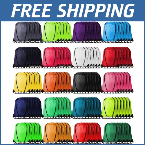 Sturdy 120-Pack Drawstring Cinch Bags - Great for Outdoor Activities and Gifts - Bild 1 von 9