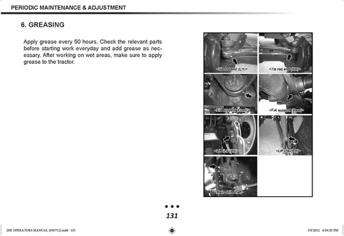 Tractor Operator Manual Branson Tractor 3120R 3520R 4020R 4520R 5220R Operator - Picture 11 of 18