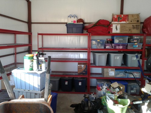 Red Muscle Rack Muscle Rack UR601872WD5-R 5 Shelf Steel Rack - Red for sale online | eBay