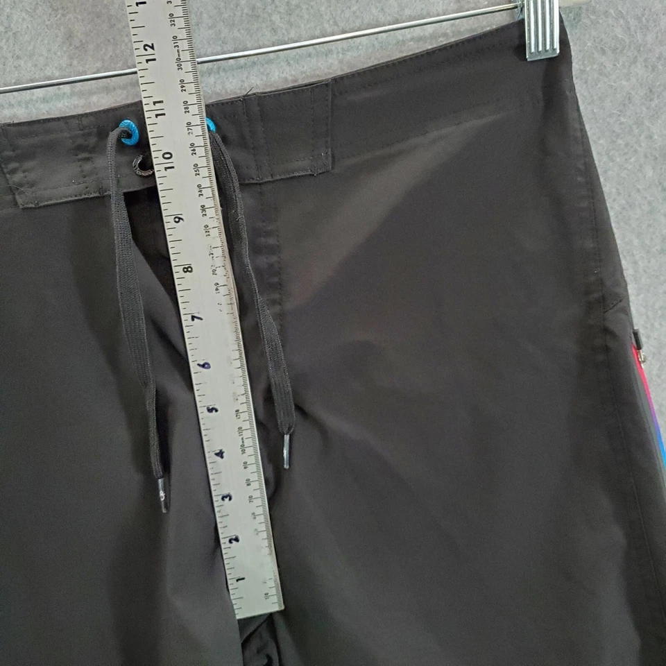 Ocean Pacific Hombres Traje de Baño 30 Negro Flex Board Shorts 4 Vías Elastizado Playa Surf Foto 4 de 4