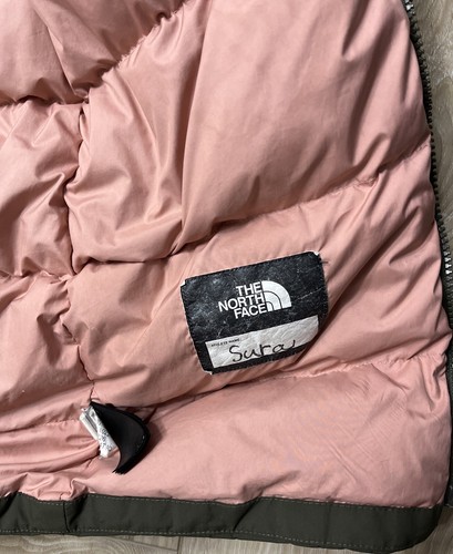 The North Face Arctic Swirl Parka Coat DryVent 550 Down Olive Green Size L 14/16 - Picture 11 of 15