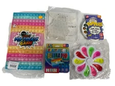 5 Puzzle Popper Stress Reliever Fidget Toy (NEW and Sealed / Various size fidget