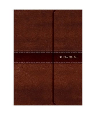 Rvr 1960 Biblia Letra Grande Tamaño Manual Marrón, Símil Piel Con Índice Y S