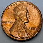 1958 1C RD Lincoln Cent BU++ Condition Beautiful;  From Mint Set