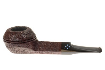 Sasieni 4 dot -  Ruff Root Walnut - Straight Rhodesian