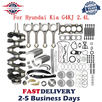 #ad G4KJ Engine Rebuild Kit Crankshaft For Hyundai Sonata Kia Sportage Optima 2.4L $370.00