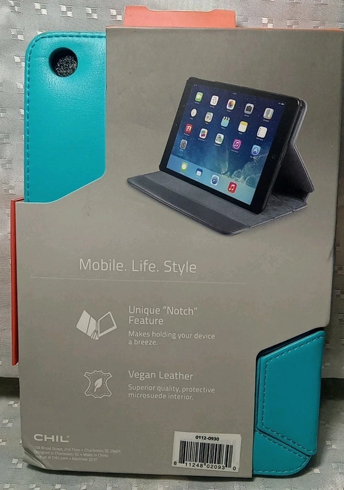 Chil Notch Book For Ipad Mini Turqoise Blue - Image 2 of 2