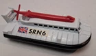 Vintage 1972 Matchbox Lesney White Hovercraft SRN6 England Superfast No. 72