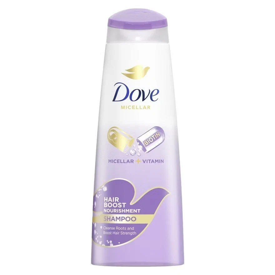 2x Dove Micellar Hair Boost Nourishment Shampoo 330ml  - Image 2 of 3