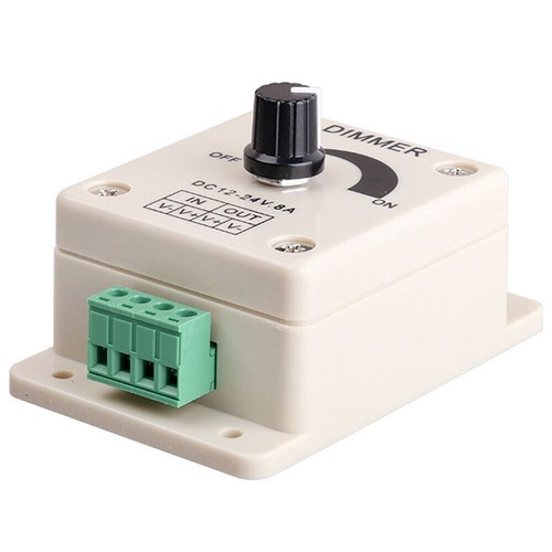 2x LED Dimmer PWM Schalter 12V DC Drehdimmer Controller Helligkeitsregler Licht - Bild 10 von 12